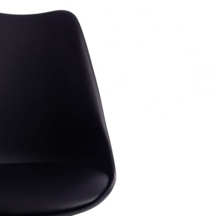 Стул барный TULIP BAR (mod. C1014H) / 1 шт. в упаковке пластик/дерево, 57 х 48 х 104 см, черный 3010/натуральный_5