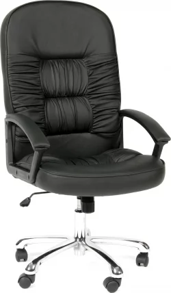 Кресло руководителя CHAIRMAN 418 PVC Черный_0