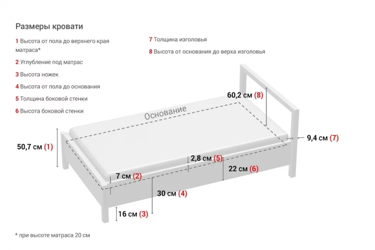 Кровать 1200 Соренто 21 Дуб Стирлинг_12