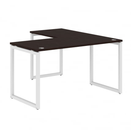 Стол угловой левый XTEN-Q XQCT 1415 L Легно темный Белый_0