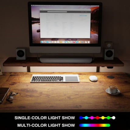 Стол для компьютера угловой (правый) c электрической регулировкой по высоте EUREKA ERK-L60R-RB_5