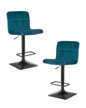 Стул барный DOBRIN DOMINIC (морской волны велюр (MJ9-99)) 2 шт_0