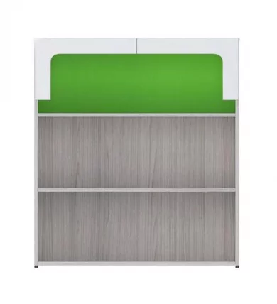Тумба Палермо Юниор 06 Белый глянец Ясень шимо светлый Зеленый_3