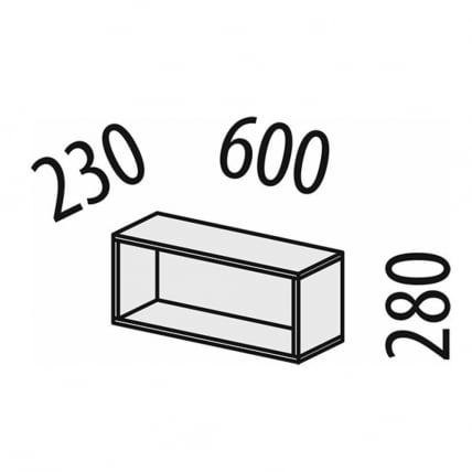 Открытая полка Джерси 602.38_16