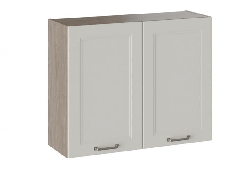 Шкаф навесной Одри В_72-90_2ДР Дуб Сонома трюфель/Бежевый шелк_0