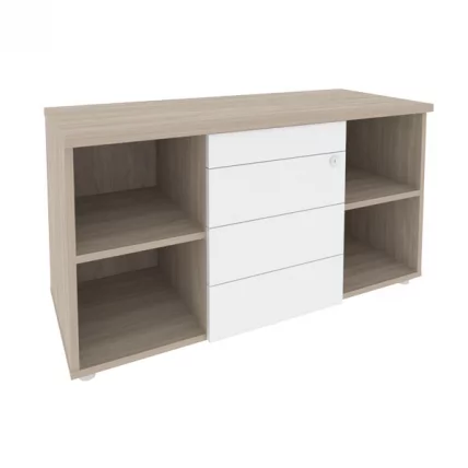 Тумба сервисная с ящиками TIP-ON ONIX O.TS-11 TIP Дуб Аттик/Белый_0