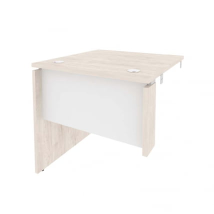 Стол-приставка левый к опорным элементам ONIX O.SPR-0.8L Денвер Светлый/Белый_0
