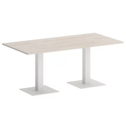 Стол прямоугольный HOME OFFICE VR.SP-5-180.2 Денвер Светлый/Белый металл_0