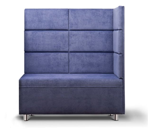 Диван на 140 с левым подлокотником Клаб-10 1Б/140 Индиго Крайола_0