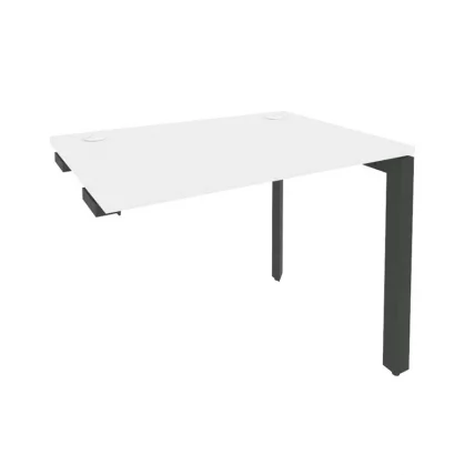 Стол-приставка на П-образном м/к к опорным элементам ONIX O.MP-SPR-1.7 Белый Бриллиант/Антрацит_0