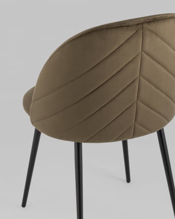 Стул Фолио велюр Коричневый_6