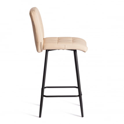 Полубарный стул Medeo/Медео экокожа , бежевый, 42х56х102 см_1