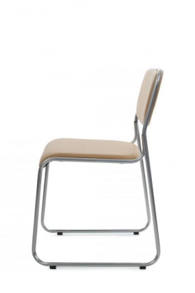 Кресло Nix RCH OMKL-02 Бежевый/Металл окрашенный Хром_5