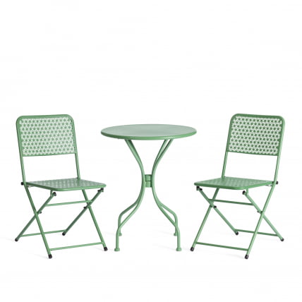 Стул Secret De Maison Villa стальной сплав, 44х42х83см, зеленый_5