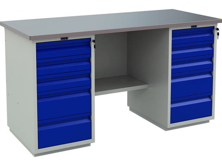 Верстак WT160.WD5/WD5.000 Серо-синий_0