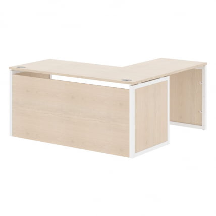 Стол письменный угловой левый XTEN-QP XQPCT 1615H L Бук Тиара Белый_0