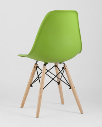 Стул Еамес Стйле ДСВ зеленый 4 шт. комплект (разборный каркас) / Eames Style DSW_7
