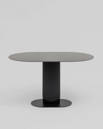 Стол обеденный Mystery 130х80 см черный керамика_6