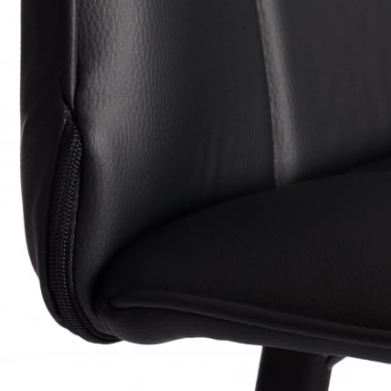 Барный стул Bari/Бари экокожа , черный, 45х56х110 см_8