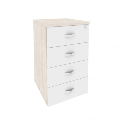 Тумба приставная ONIX O.TP-4 Денвер Светлый/Белый_0