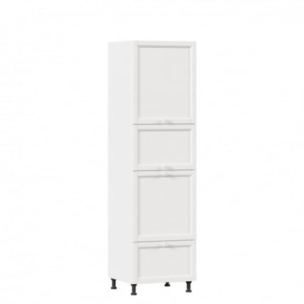 Шкаф для посуды 600 с 4 дверями Джулия ЛД 284.470.000.031 Белый_0