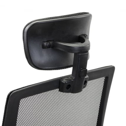 Кресло CROMEX (КРОМЕКС) Debut CH-697 ХРОМ сетка/ткань TW черное_11