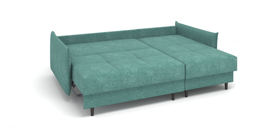 Диван Каролина  угловой универсальный ткань Lamb slate (1600*2260*930) Синий, 2106399/51841/7_5