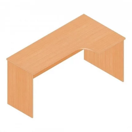 Стол компьютерный угловой Р.РС-16 (правый) дуб молочный_0