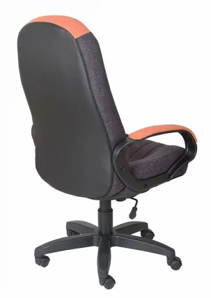 Кресло офисное Гармония HOME ткань КФ-13/28 Фиолетово-оранжевая_1