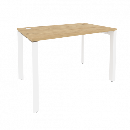 Стол рабочий на П-образном м/к ONIX O.MP-SP-2.7 Тиквуд Светлый/Белый_0