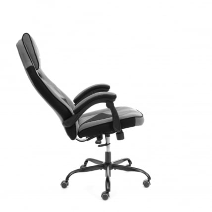 Кресло Arena metalBL велюр, серый/черный, 29/35_2