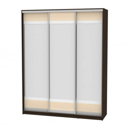 Шкаф-купе B-230х180х60-3(Венге-ДМ-D10D10D10)_0