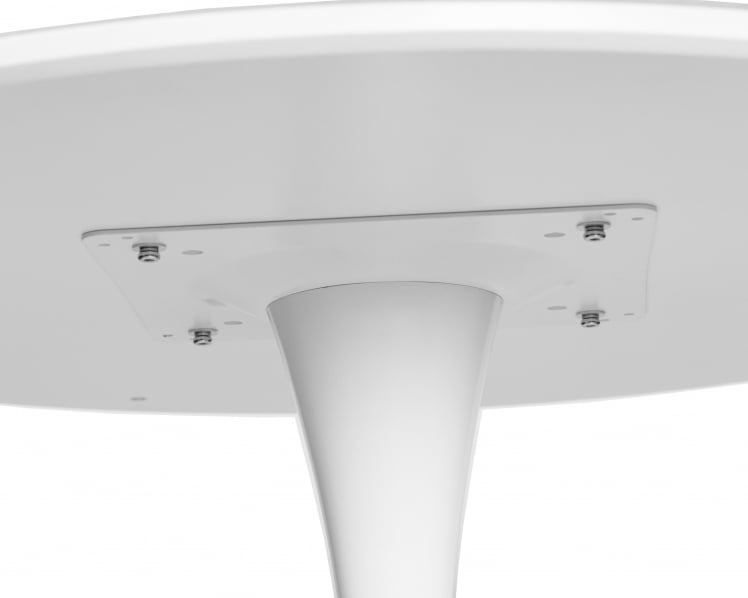 Стол обеденный MIA (белая столешница, белое основание)_3