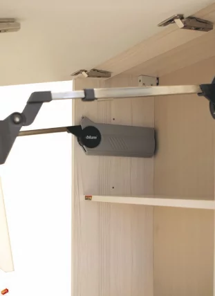 Шкаф-витрина кухонный (плавное закрывание) Графит 74.81 Сосна Астрид /Ваниль_3