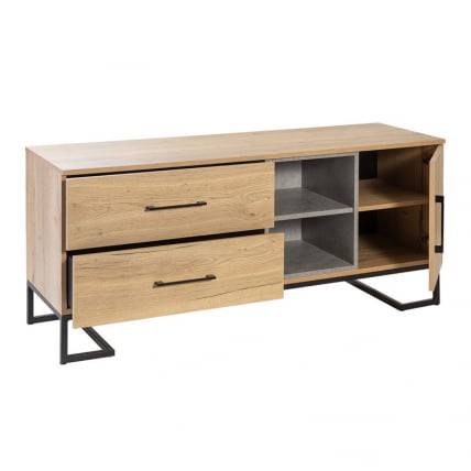 ТВ-тумба Loft (ТВ) Дуб натур/Бетон_3