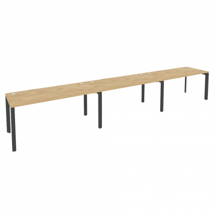 Рабочая станция на П-образном м/к ONIX O.MP-RS-3.4.7 Тиквуд Светлый/Антрацит_0