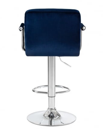 Стул барный DOBRIN KRUGER ARM (синий велюр (MJ9-117))_5