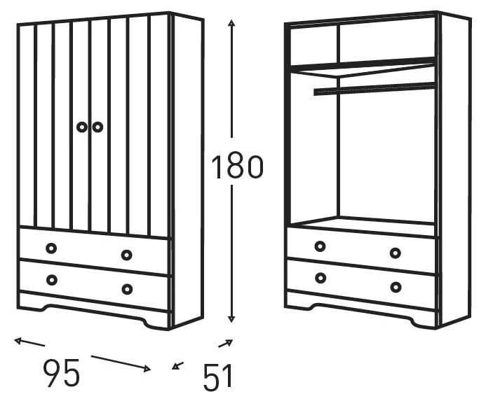 Шкаф Micuna А-1414 white_2