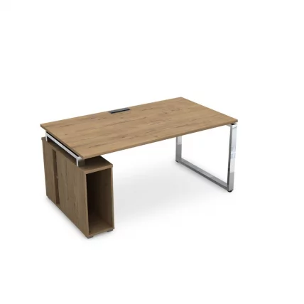 Стол с тумбой под системный блок GLOSS LINE НССБ-О.996 Teakwood_0