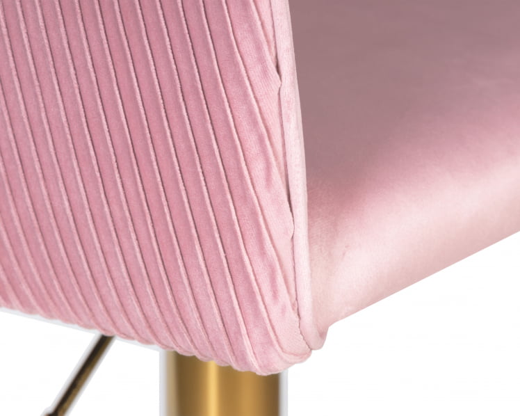 Стул барный DOBRIN DARCY GOLD (розовый велюр (1922-16))_6