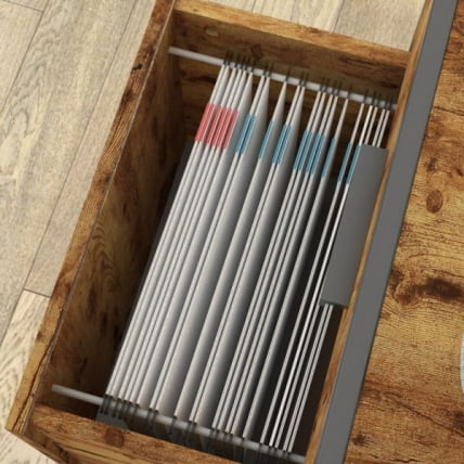 Тумбочка на колесиках ERK-HORB-US_5