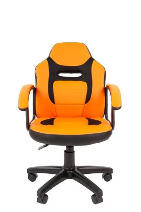 Детское кресло CHAIRMAN KIDS 110 Черный-оранжевый_1