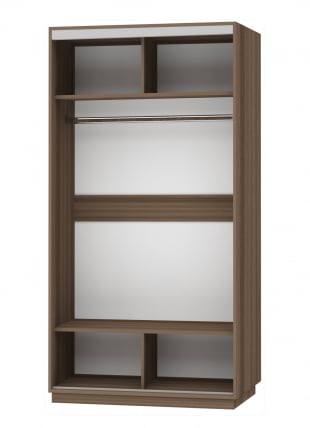 Шкаф-купе двухдверный Экспресс Хит Лондон/Ясень шимо тёмный_1