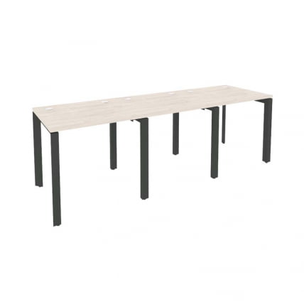 Рабочая станция на П-образном м/к ONIX O.MP-RS-3.0.7 Денвер Светлый/Антрацит_0