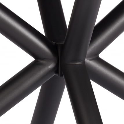 Стол обеденный Winston/Винстон столешница керамика (матовая) /опоры металл, темно-серый/черный, (120+30+30)x80x75 см_10