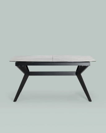 Стол обеденный Аркада раскладной 160-210x90 Керамика темная_4