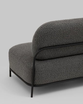 Диван Стоун new ткань букле темно-серый_5