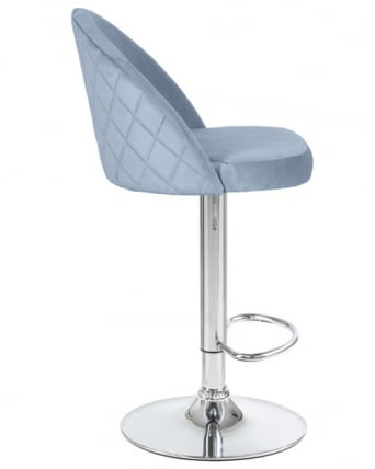 Стул барный DOBRIN MILANA (пудрово-голубой велюр (MJ9-74)) 2 шт_3
