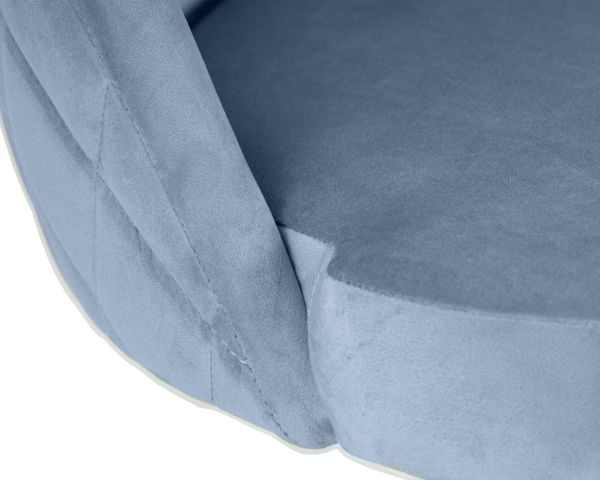 Стул барный DOBRIN MILANA (пудрово-голубой велюр (MJ9-74)) 2 шт_7