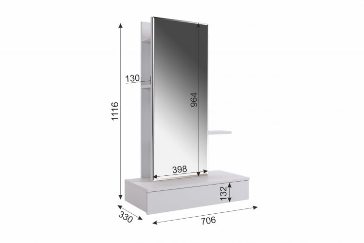 Трюмо Мария STM-01 Дуб мария_11
